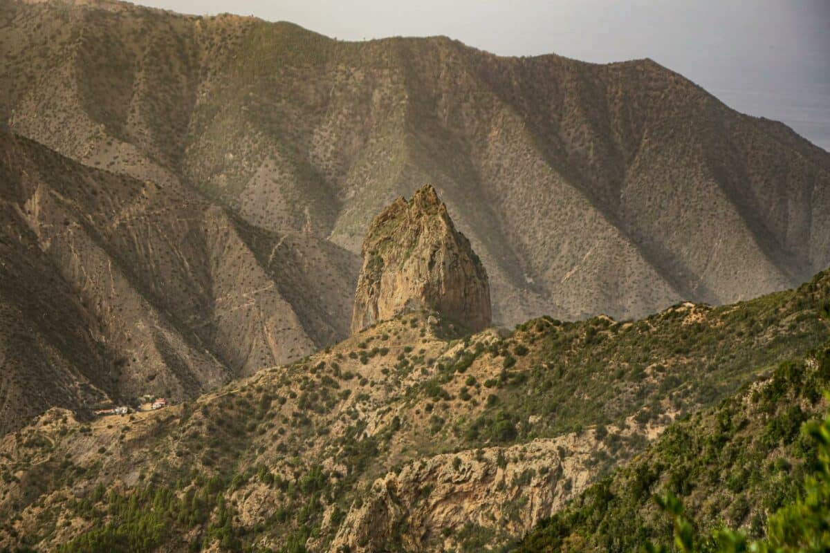 Paysage montagneux de l'île de La Palma.