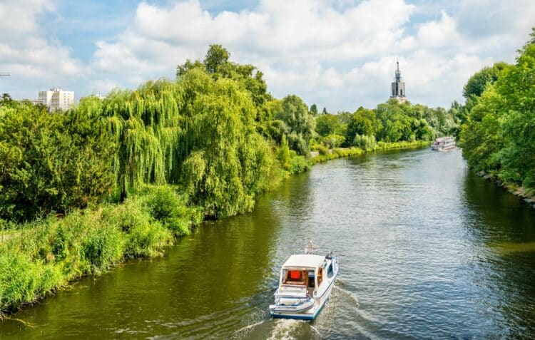 Croisière sur la Havel en période de Noël